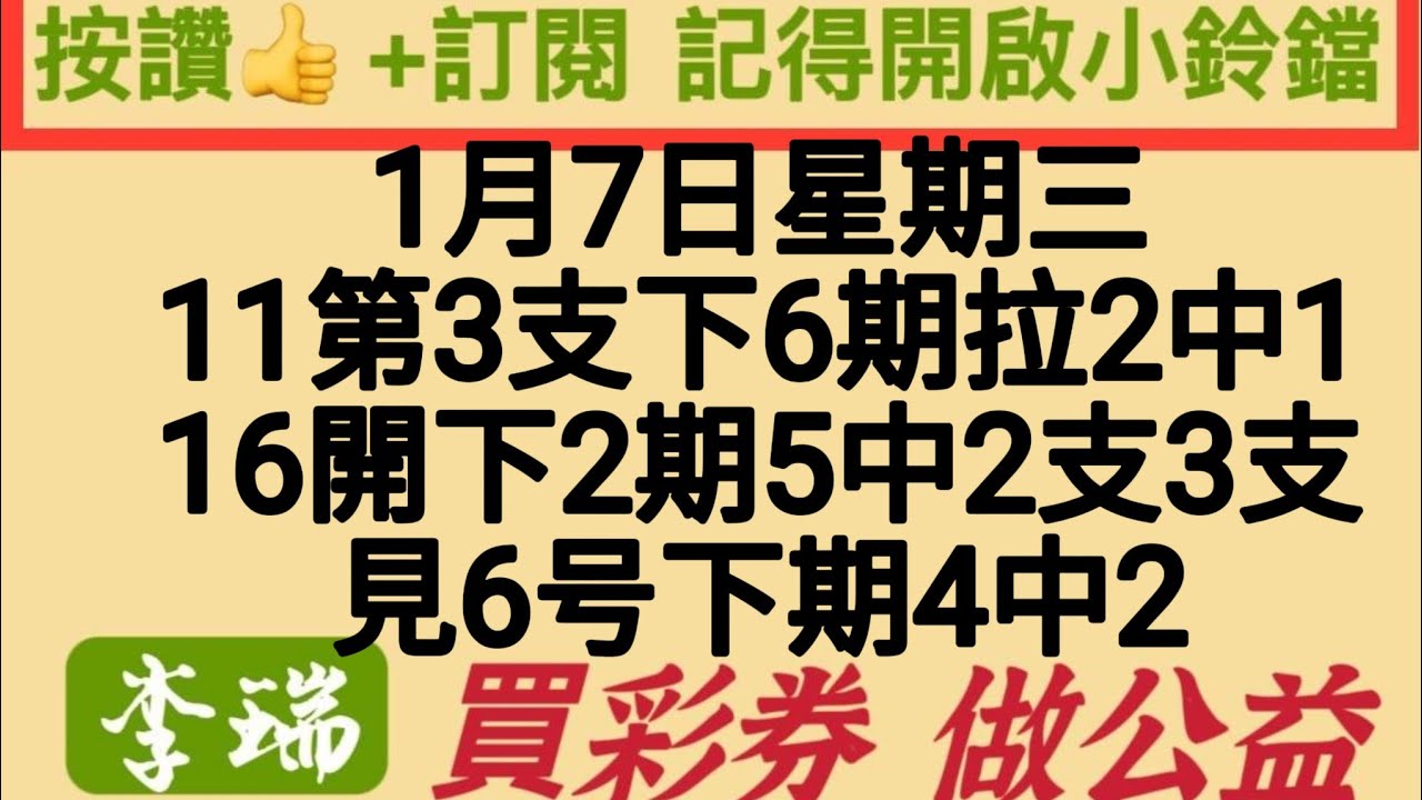 1月7日星期三。