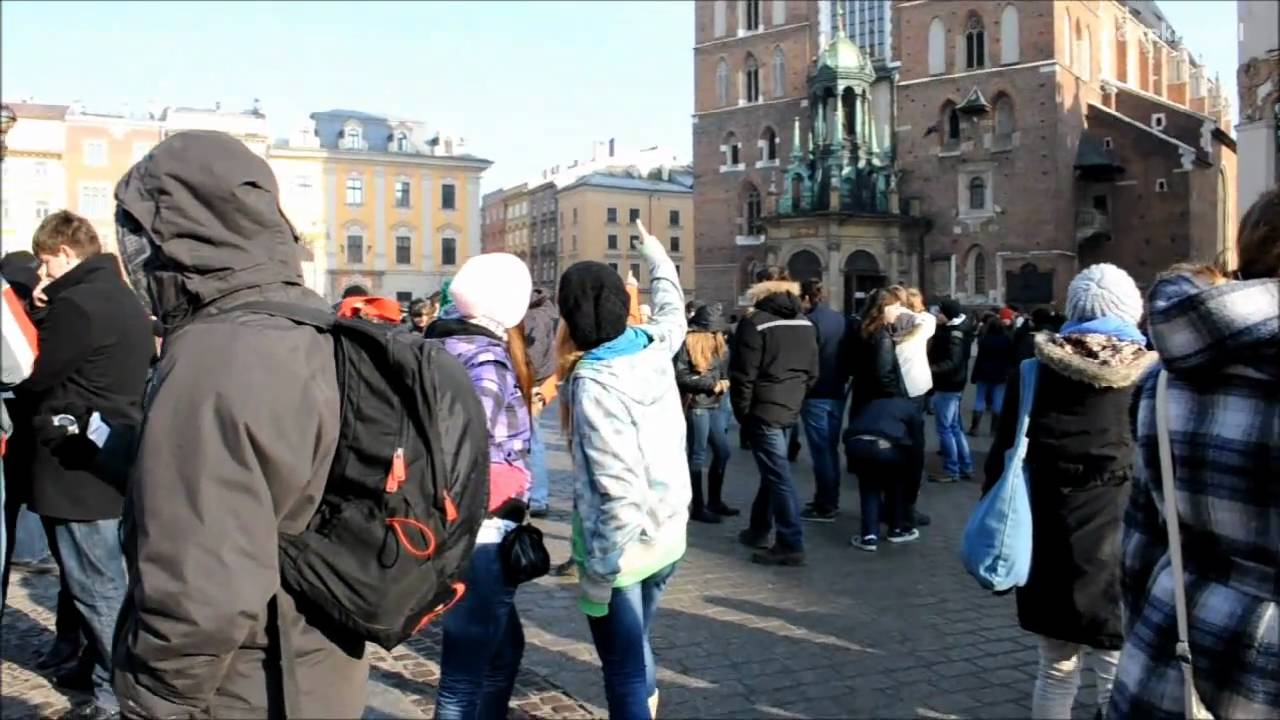 Flash Mob: Freeze - Kraków (Poland), 30.01.2011 - HD 720p