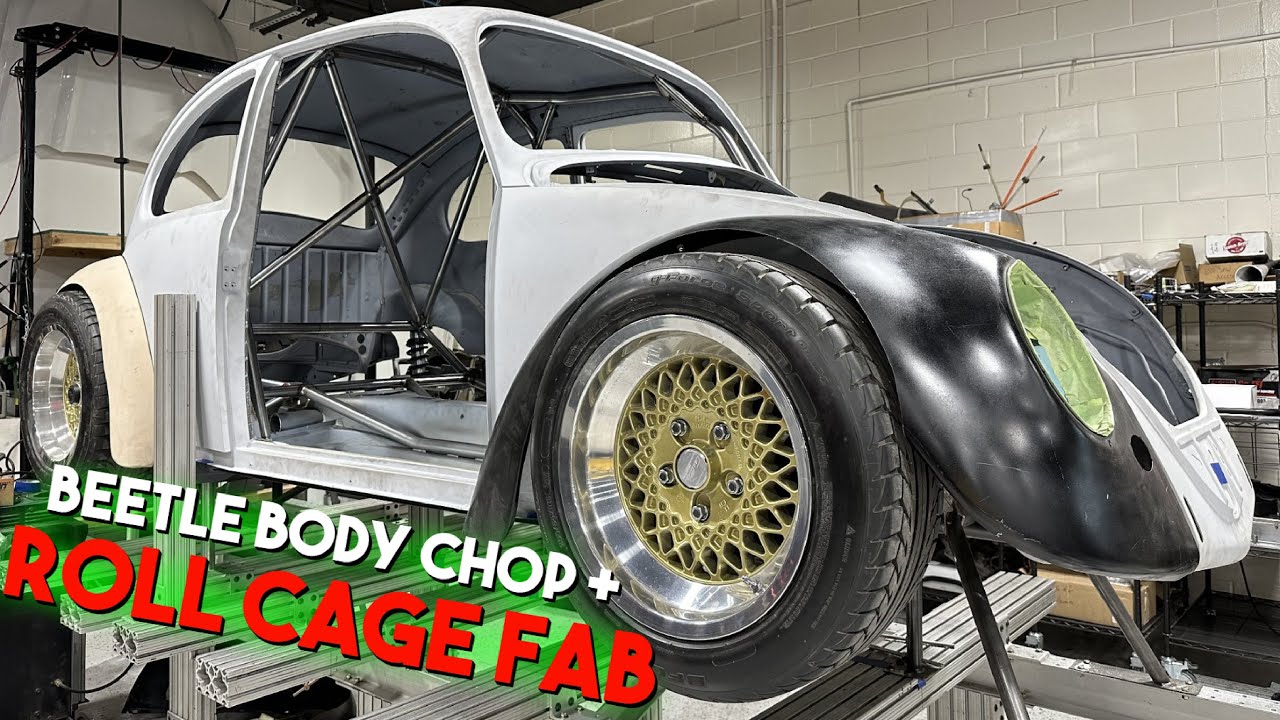 Volkswagen Beetle Body Cut + ROLL CAGE Fab EP.4