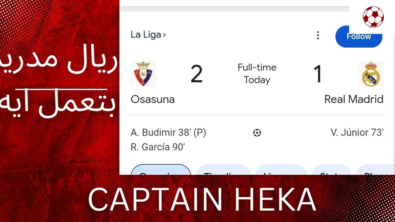 #ريال_مدريد مش عايزه الدوري ولا ايه 🤔