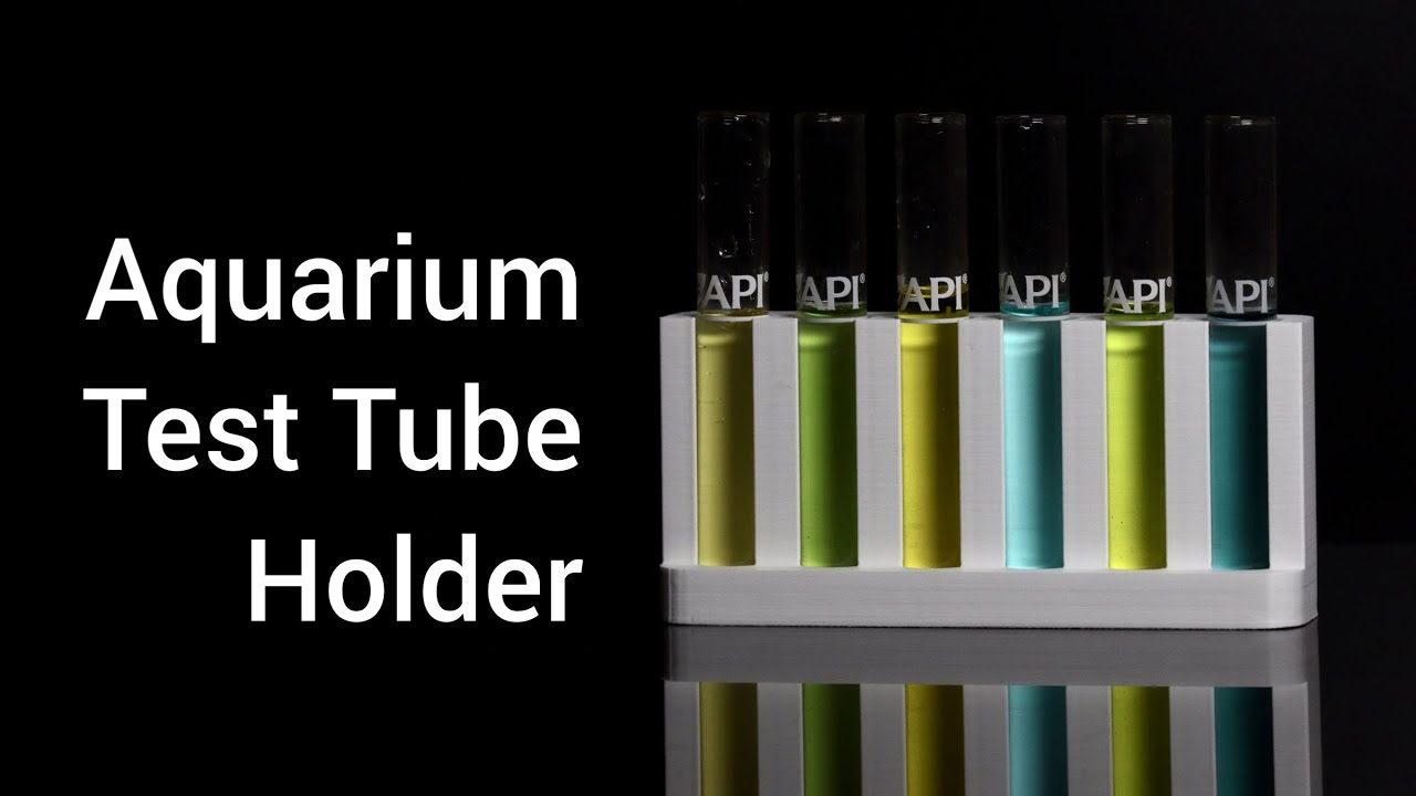 DIY Demo: Test tube holder for aquarium test kits