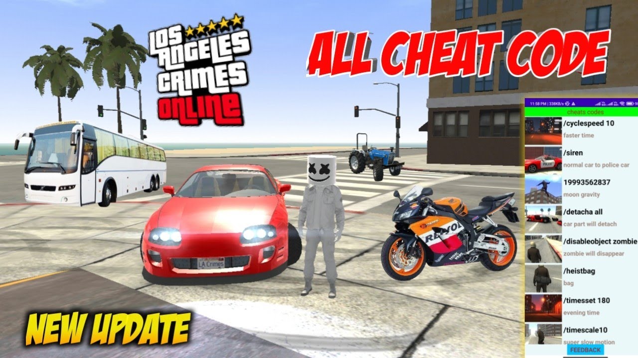 Los Angeles Crimes Android All Cheat Code || new update 2023 watch soon #kapilgamer #newupdate