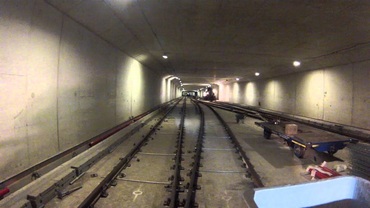 Eerste 'metro' rit over het Noord/Zuidlijn spoor