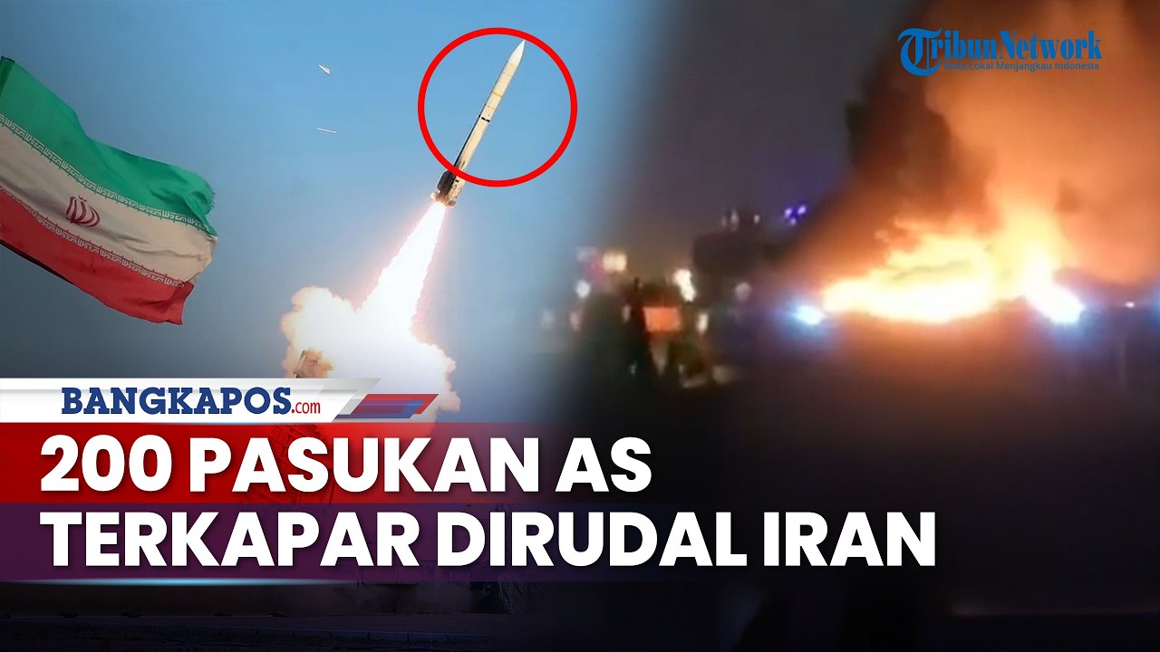 Pusat Senjata Rahasia Israel Dibom! Tiga Rudal Canggih IRGC Gempur Pasukan AS, 200 Pasukan Terkapar