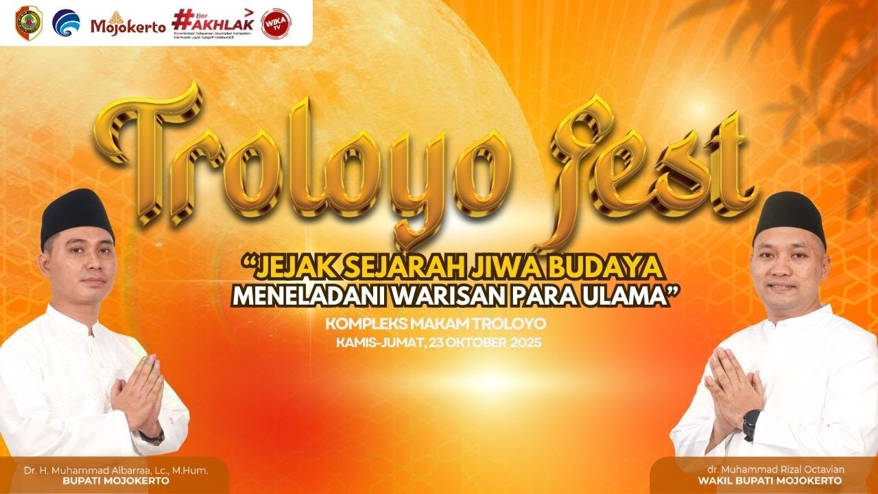 LIVE STREAMING -  TROLOYO FEST, HAUL SYEIKH JUMADIL KUBRO DAN PERINGATAN HARI SANTRI #DAY 2