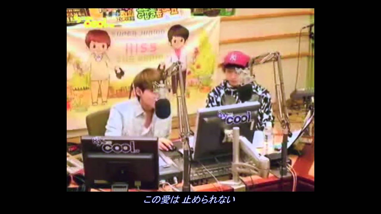 120329 Sukira Ryeowook singing 들리나요/聞こえますか(字幕)