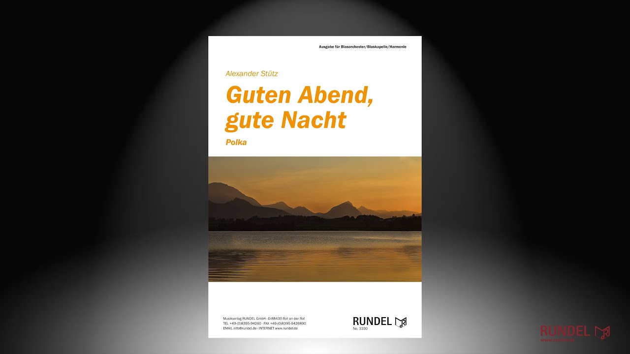 Guten Abend, gute Nacht (Polka) | Alexander Stütz