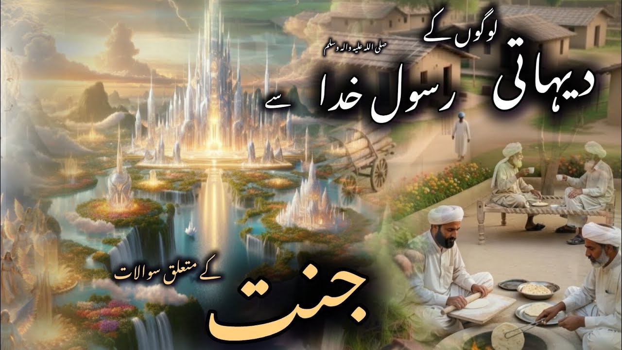Villagers' questions to the Prophet Muhammad (peace be upon him) about Paradise 