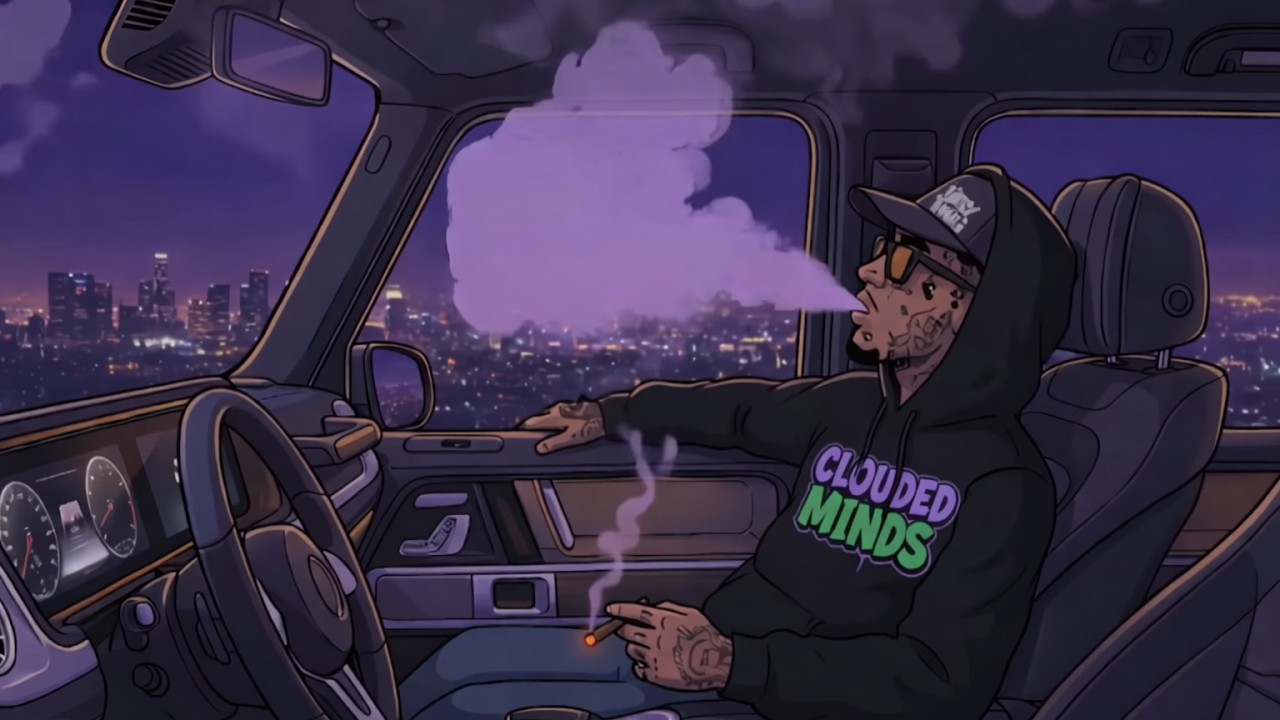 Solo Night Drive 🌃 420 Chill Rap & Bluesy Hip Hop | Late Night Stoner Vibes