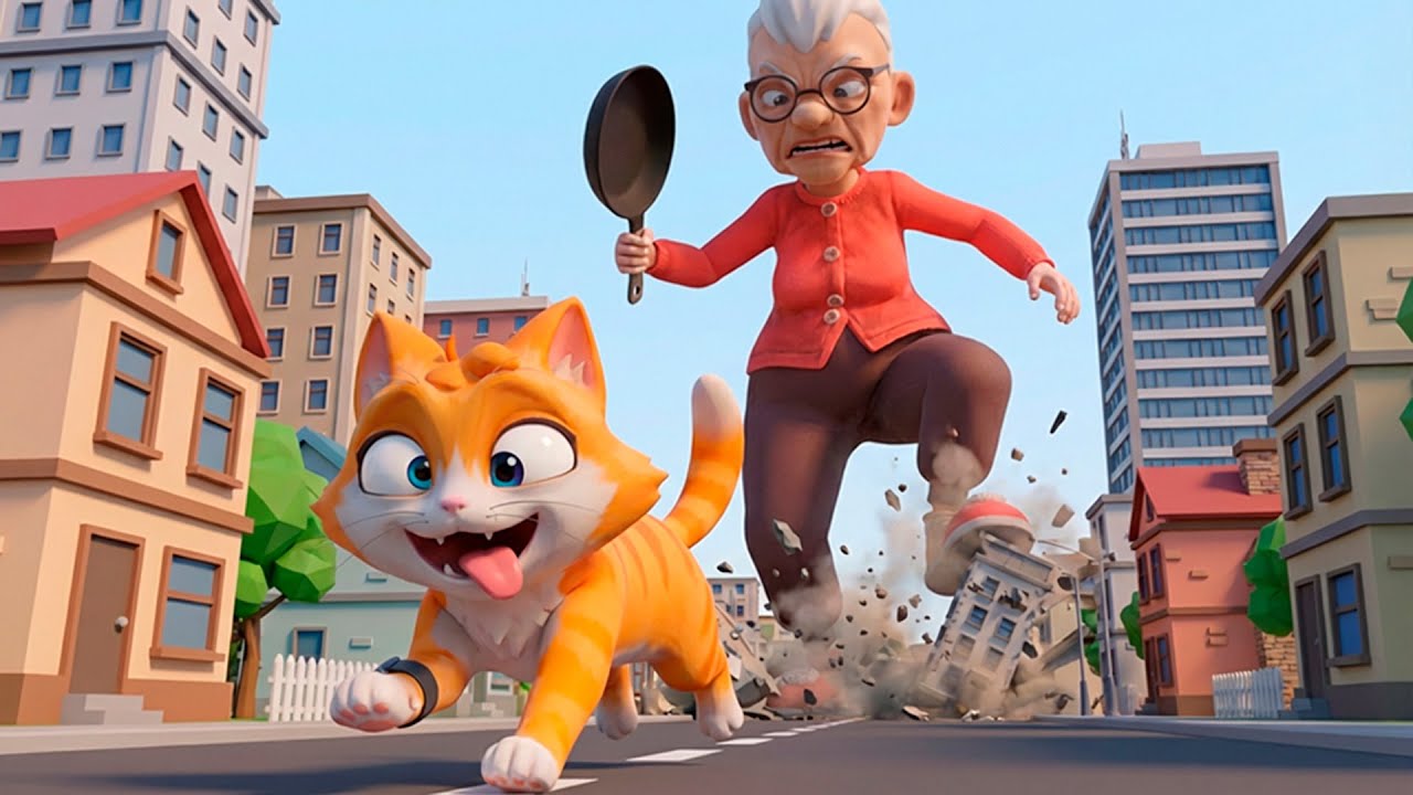 A VOVÓ FICOU GIGANTE NO I AM CAT