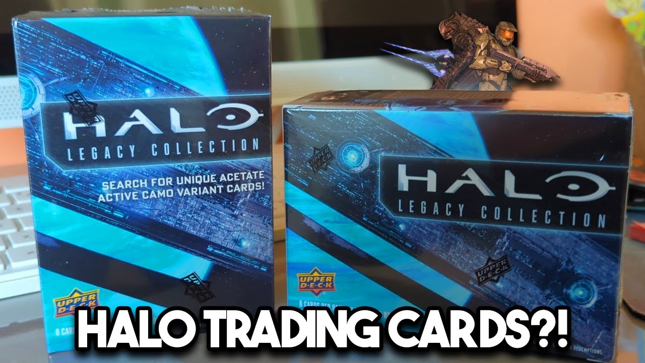 HALO TRADING CARDS?! - Halo Legacy Collection Blaster Box Opening!