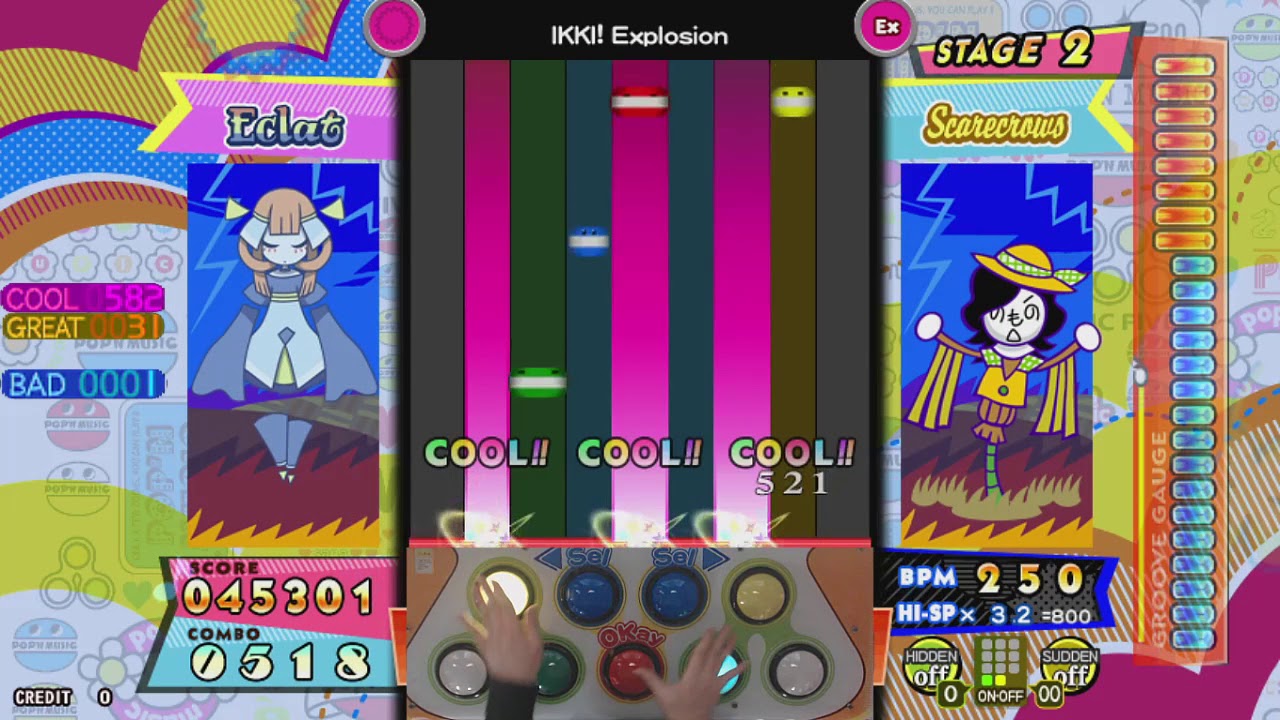 [pop'n music] 一揆 / IKKI! Explosion EX 46