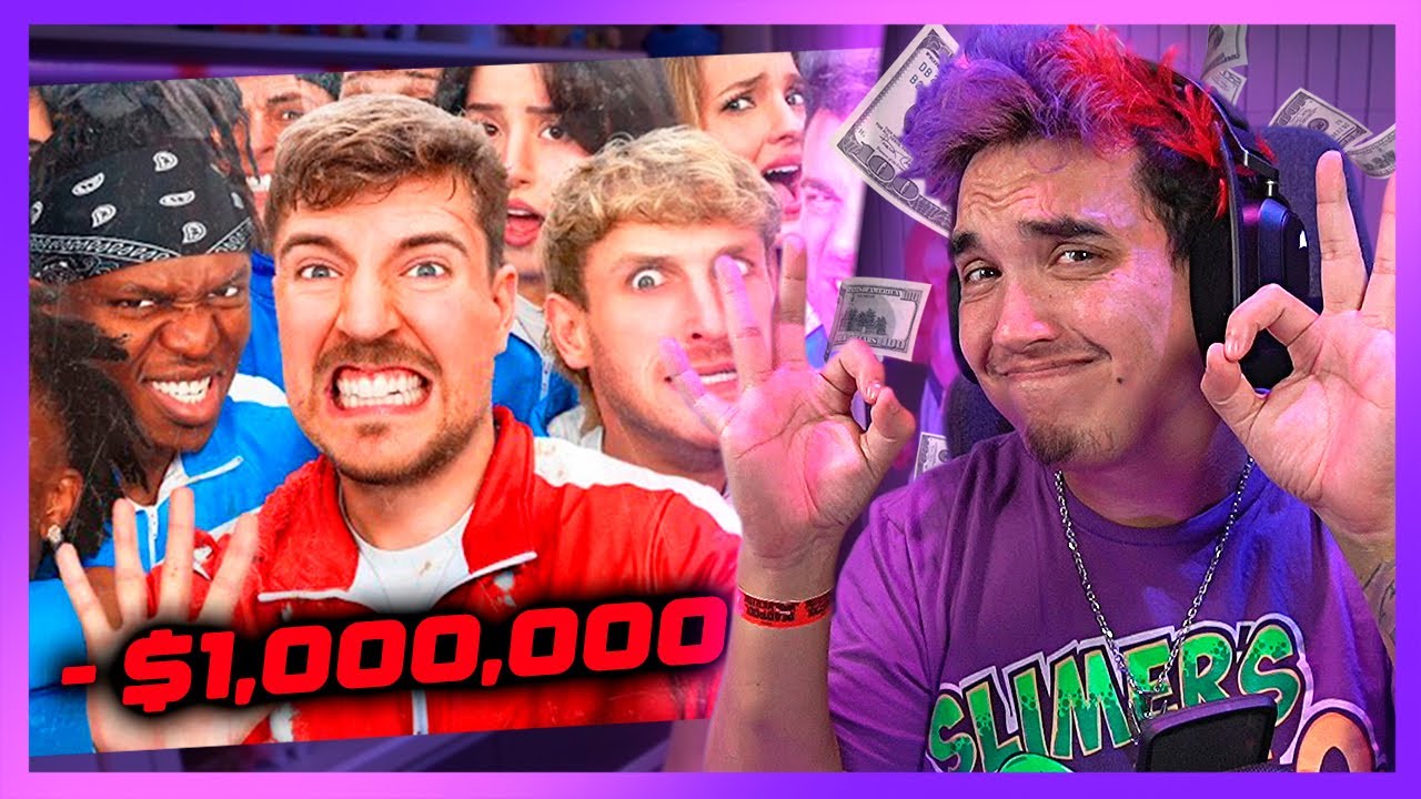 PASTY REACCIONA A 50 YOUTUBERS PELEAN POR $1,000,000 💵