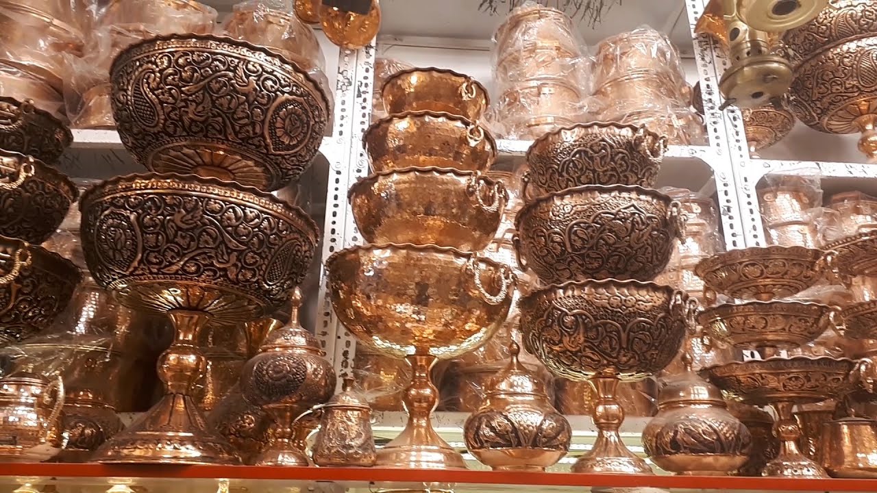 Very beautiful and strange items in the Vakil Bazaar of Shiraz