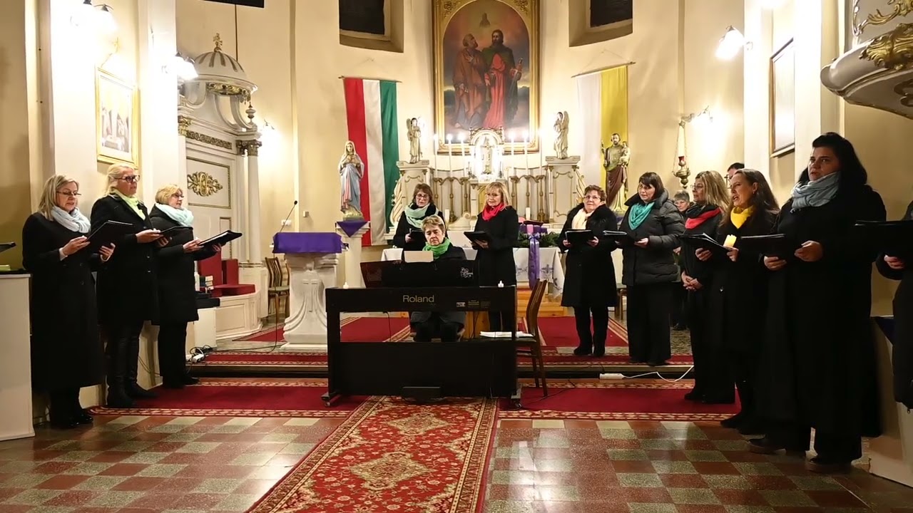 részlet a Cantarella énekkar karácsonyi hangversenyéből