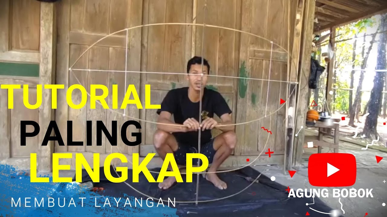 Tutorial cara membuat layangan sawangan. l  how to make a kite gapangan bulanan