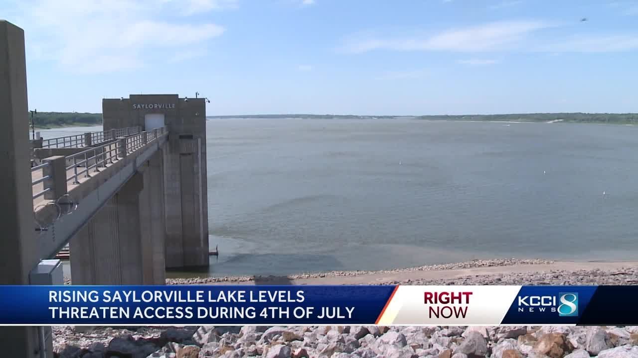 Saylorville Lake could rise more than 30 feet by July 4 due to floodwaters from northwest Iowa