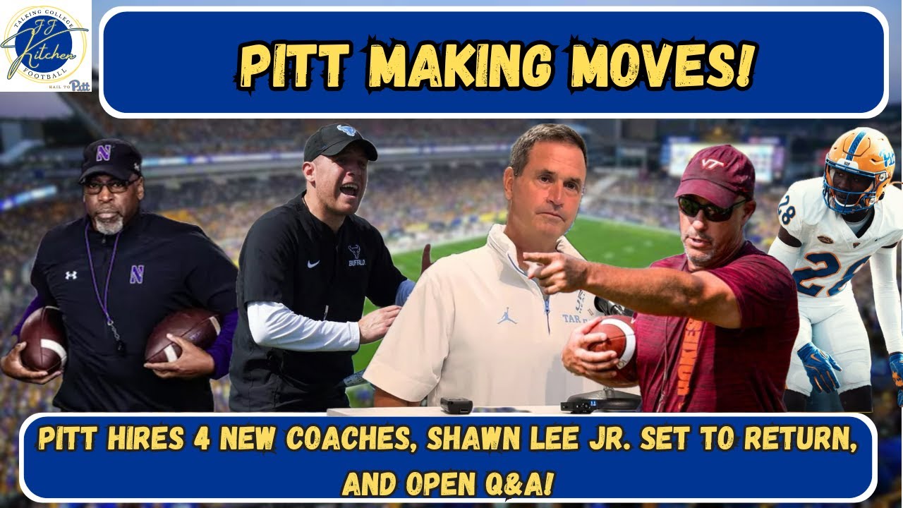 Monday Live Stream: Pitt Hires 4 New Coaches | Shawn Lee Jr. Returns To Pitt | Open Q&A