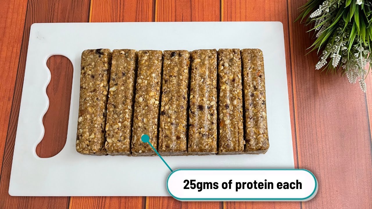 I Made Some Really Awesome Protein Bars for a Week Without Protein Powder !! 🇮🇳