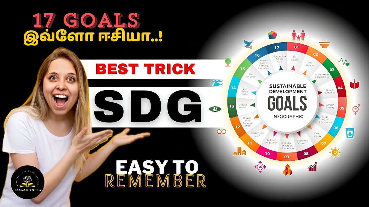 இனி மறக்கவே மறக்காது!💡😇Sustainable Development Goals in tamil | Sdgs tricks #tnpsc #groupexams #exam