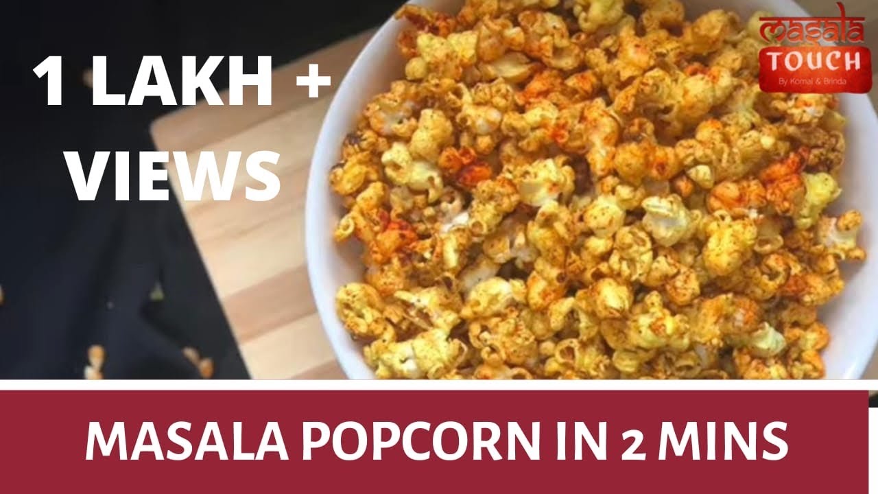 Masala Popcorn | homemade Masala Popcorn Recipe | Butter Masala Popcorn