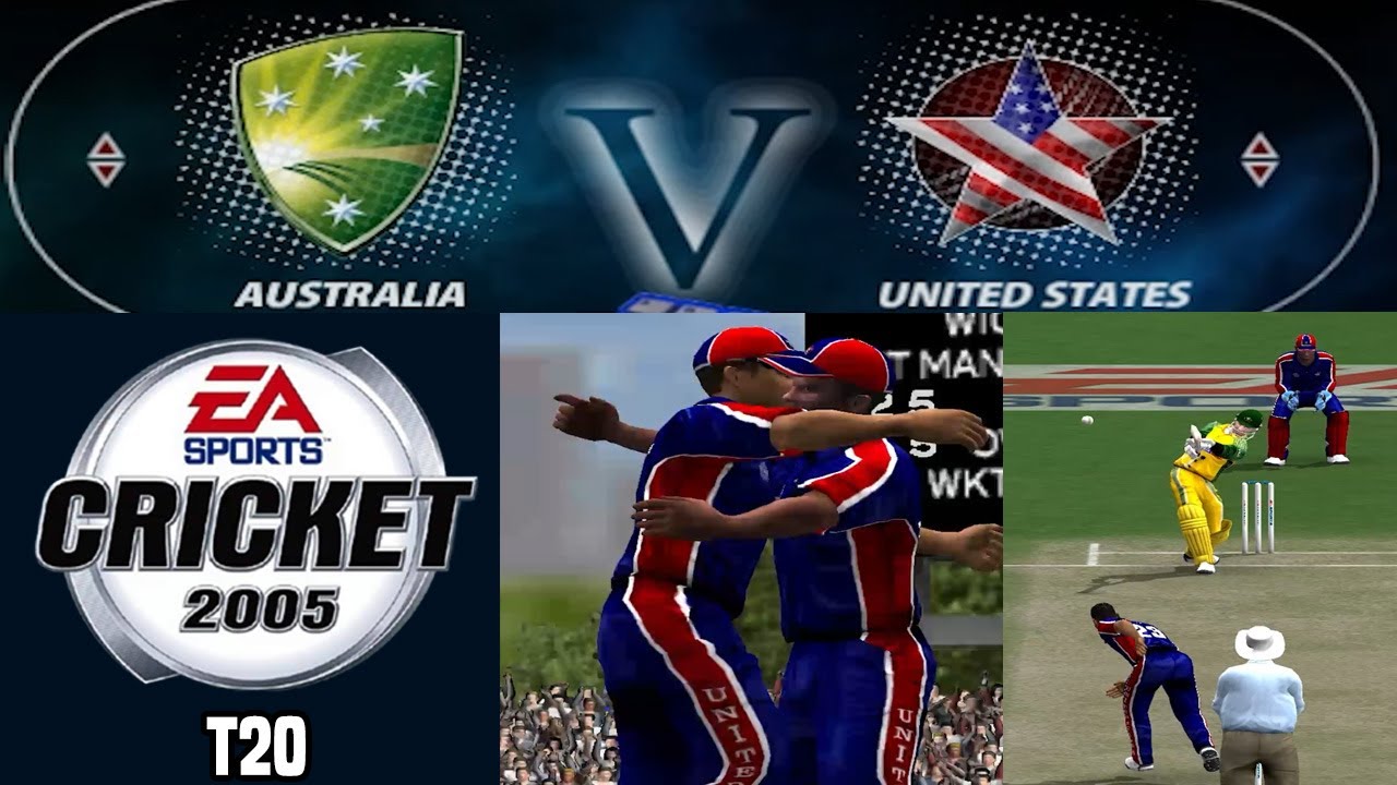 EA Cricket 2005 - Australia vs U.S.A - T20