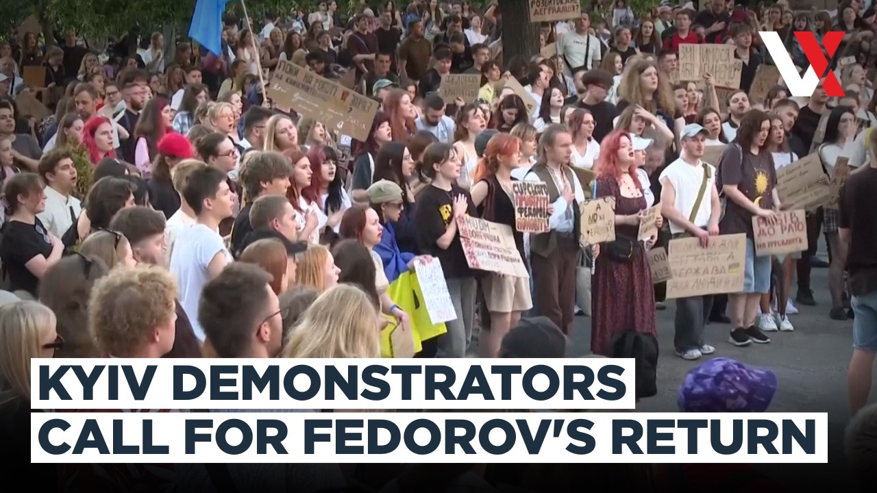 Kyiv Protests Enter Fifth Day As Calls Grow To Reinstate Defence Minister Fedorov | VERTEX