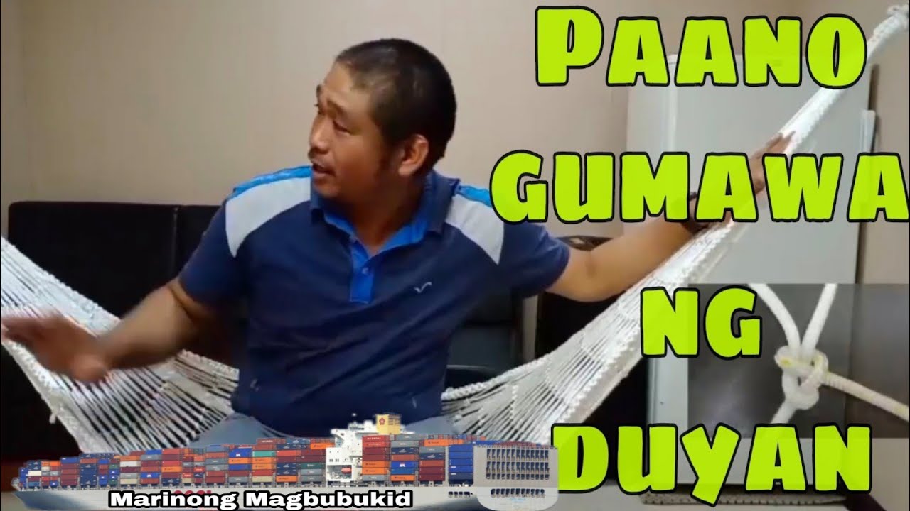 DIY Paano gumawa ng duyan/How to make Hammock