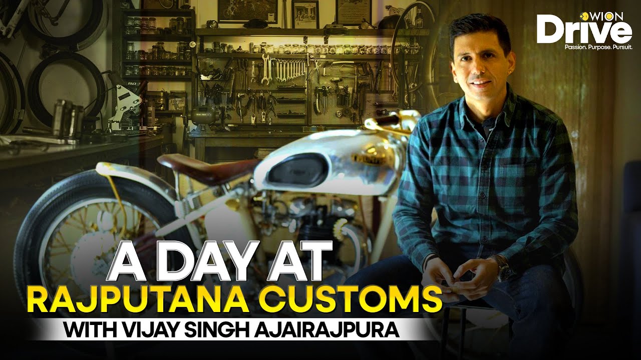 A day at Rajputana Customs with Vijay Singh Ajairajpura | WionDrive @@crotchrocket1340