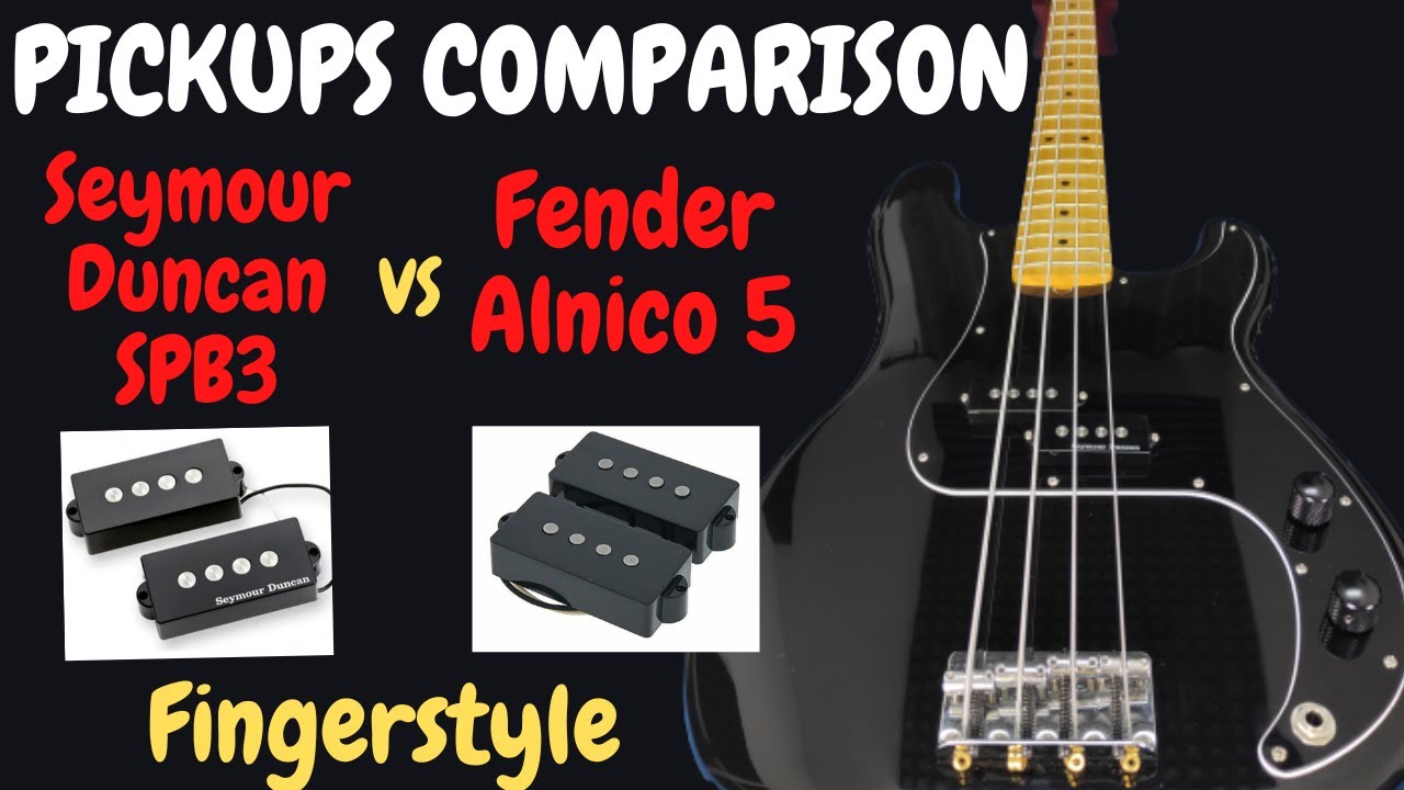 Fender Alnico 5 vs Seymour Duncan Spb3- Comparison (fingerstyle)