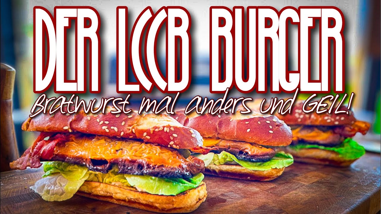 Long Chili Cheese Bratwurst Burger - Bratwurst mal anders und GEIL! #grillen #bbq #allgrill