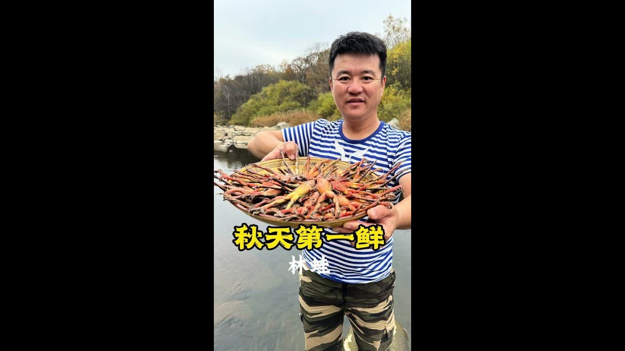 今年第一次吃林蛙，真是太鲜，太好吃了，有没有吃过林蛙的朋友们 #记录大山生活#东北林蛙