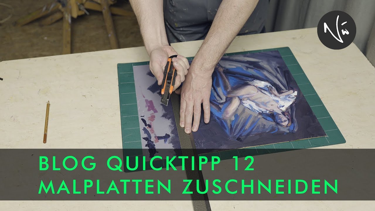 Malplatten zuschneiden - QUICKTIPP 12
