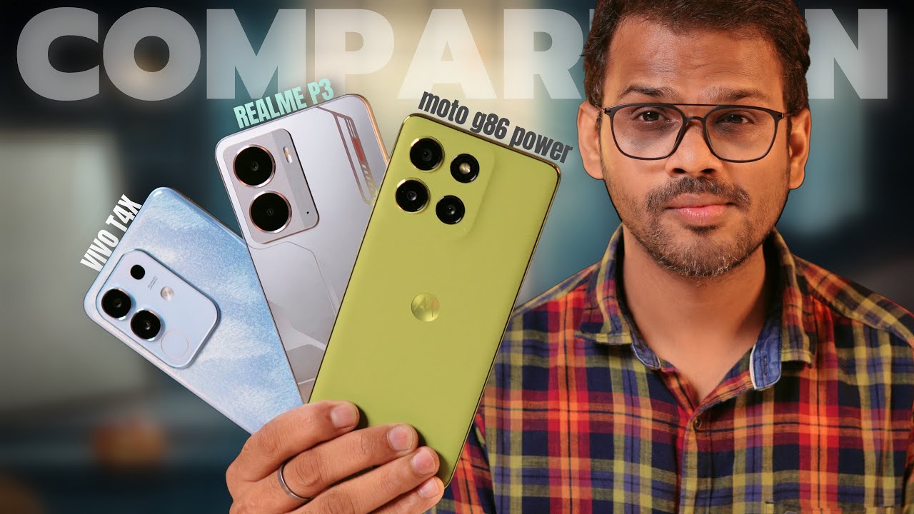moto g86 power vs Realme P3 vs Vivo T4x Full Comparison⚡Best Phone Under 20000