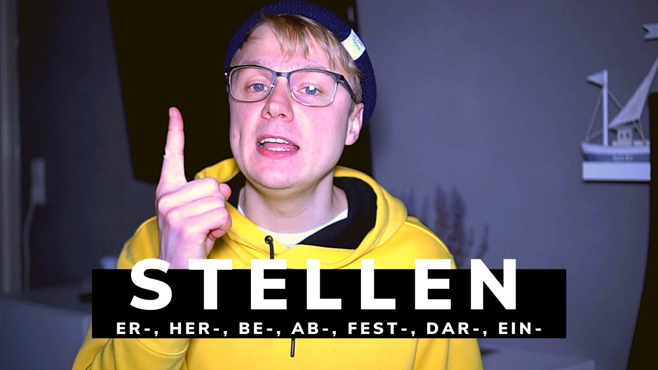 Все разновидности слова Stellen - er, her, be, ab, fest, dar, ein. Немецкий язык