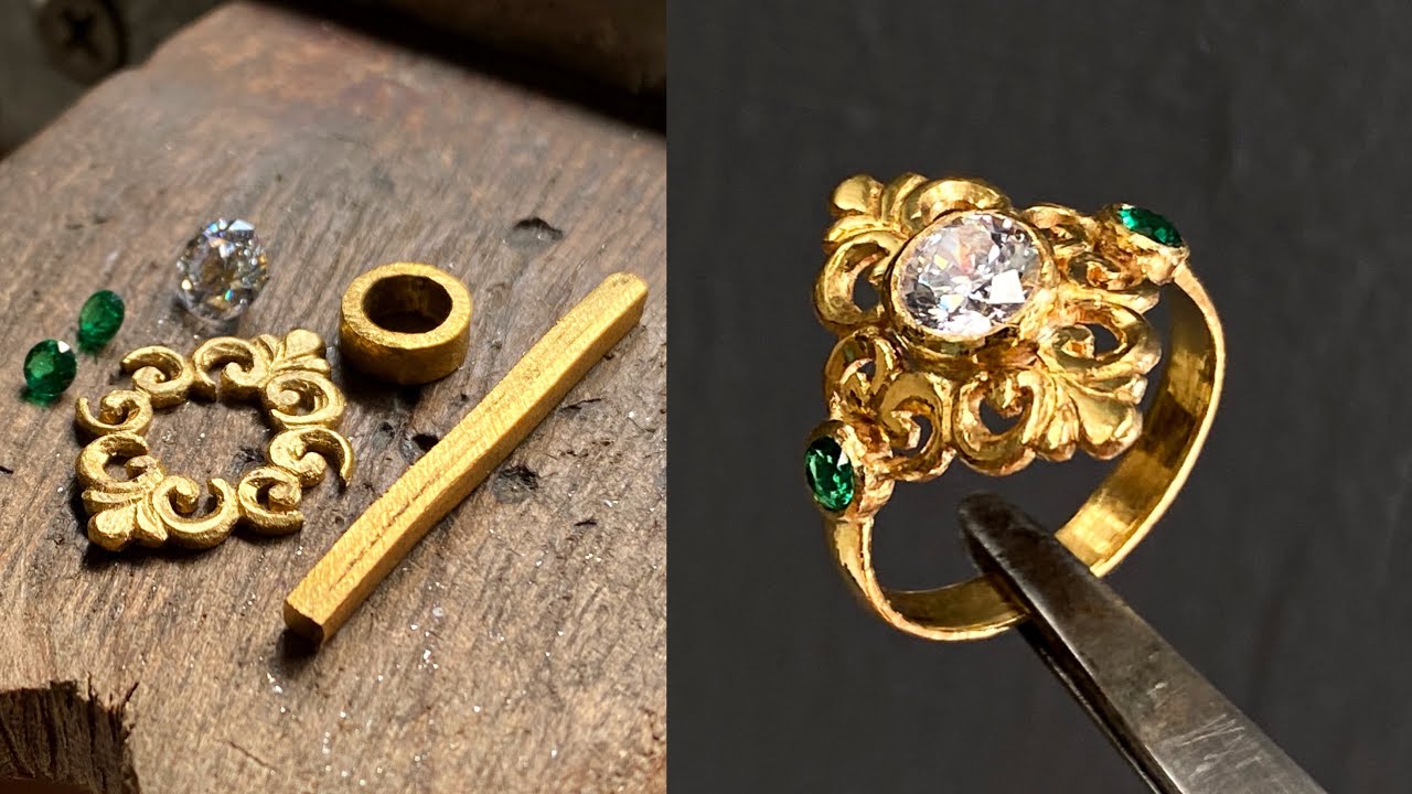How it’s Made jewelry - ladies gold ring designs