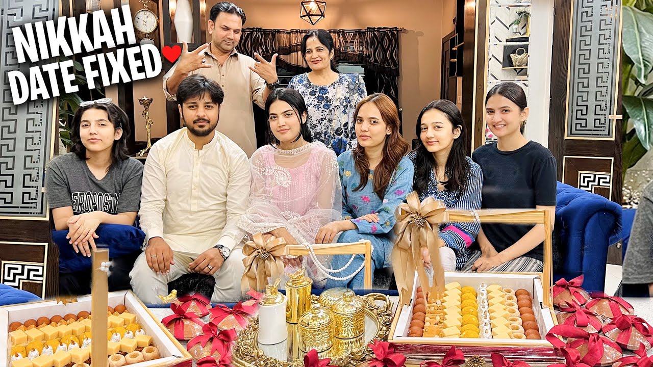 NIKKAH KI DATE FIX ♥️ | Areeb Ki Aur Behno Ki Larai 😅 | Sab Ki Tayari Shuru Hogae 😍