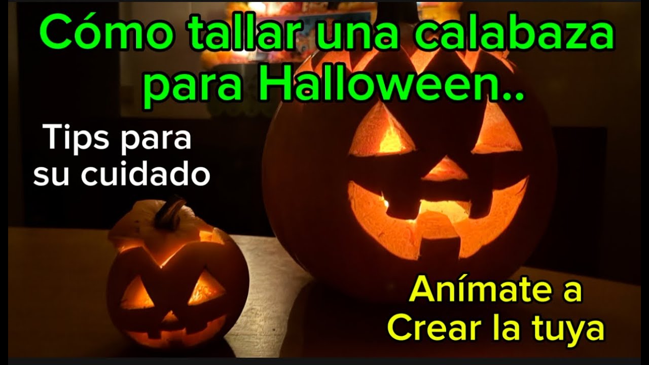 Cómo tallar una calabaza para Halloween | Tradición del Jack O’Lantern 🎃