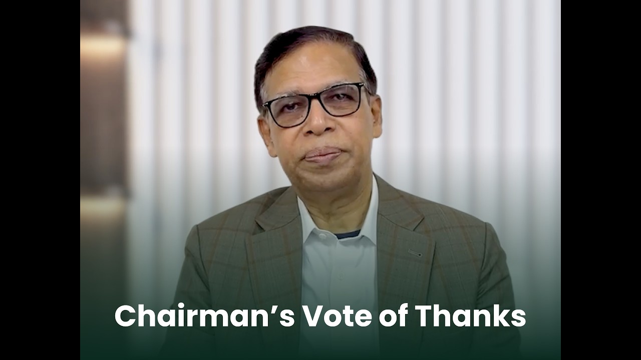 Chairman&rsquo;s Vote of Thanks &ndash; Corporate Dinner