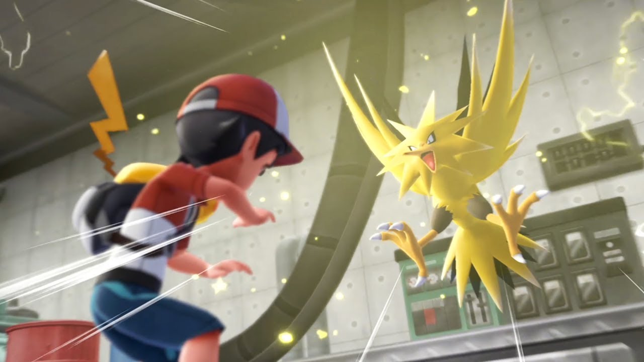 Pok&eacute;mon Let's Go Pikachu - Catching Zapdos