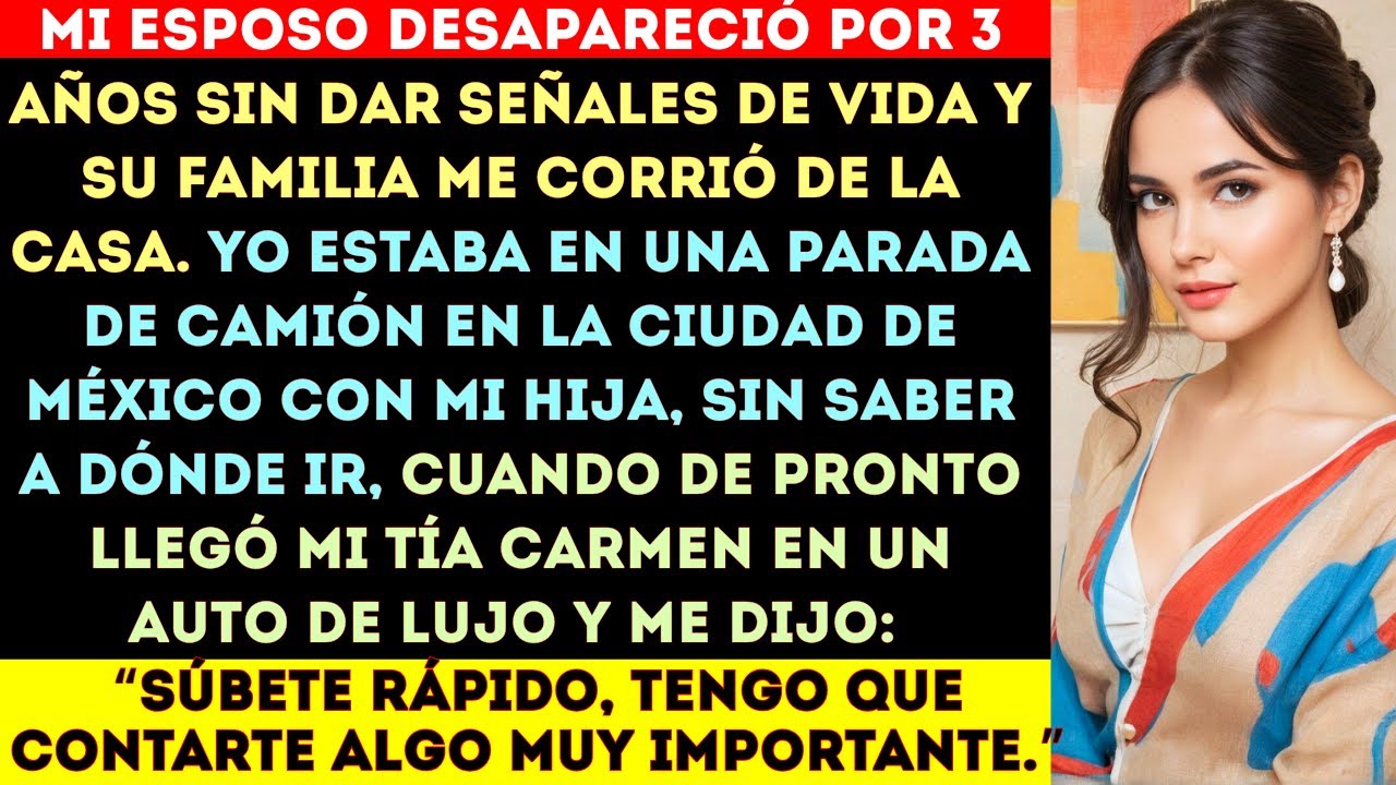 MI ESPOSO DESAPARECIÓ POR 3 AÑOS SIN DAR SEÑALES DE VIDA Y SU FAMILIA ME CORRIÓ DE LA CASA. #viral