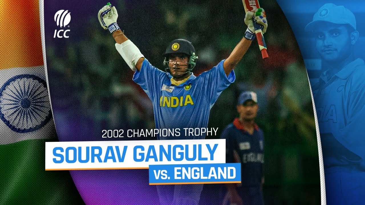 Ganguly&rsquo;s stunning 117* v England | 2002 Champions Trophy