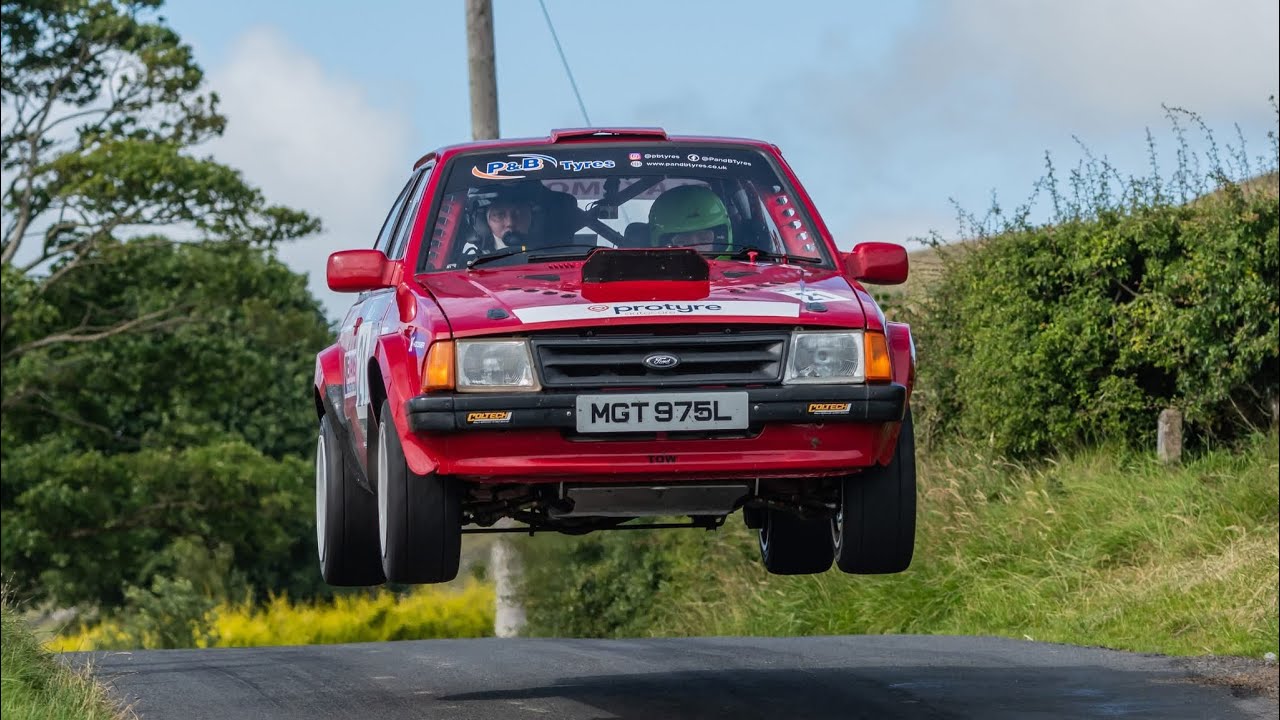 SS8 Hamiltons Folly Down Rally 2025 Lee Edwards / Sam Spencer G3 Escort AJ30