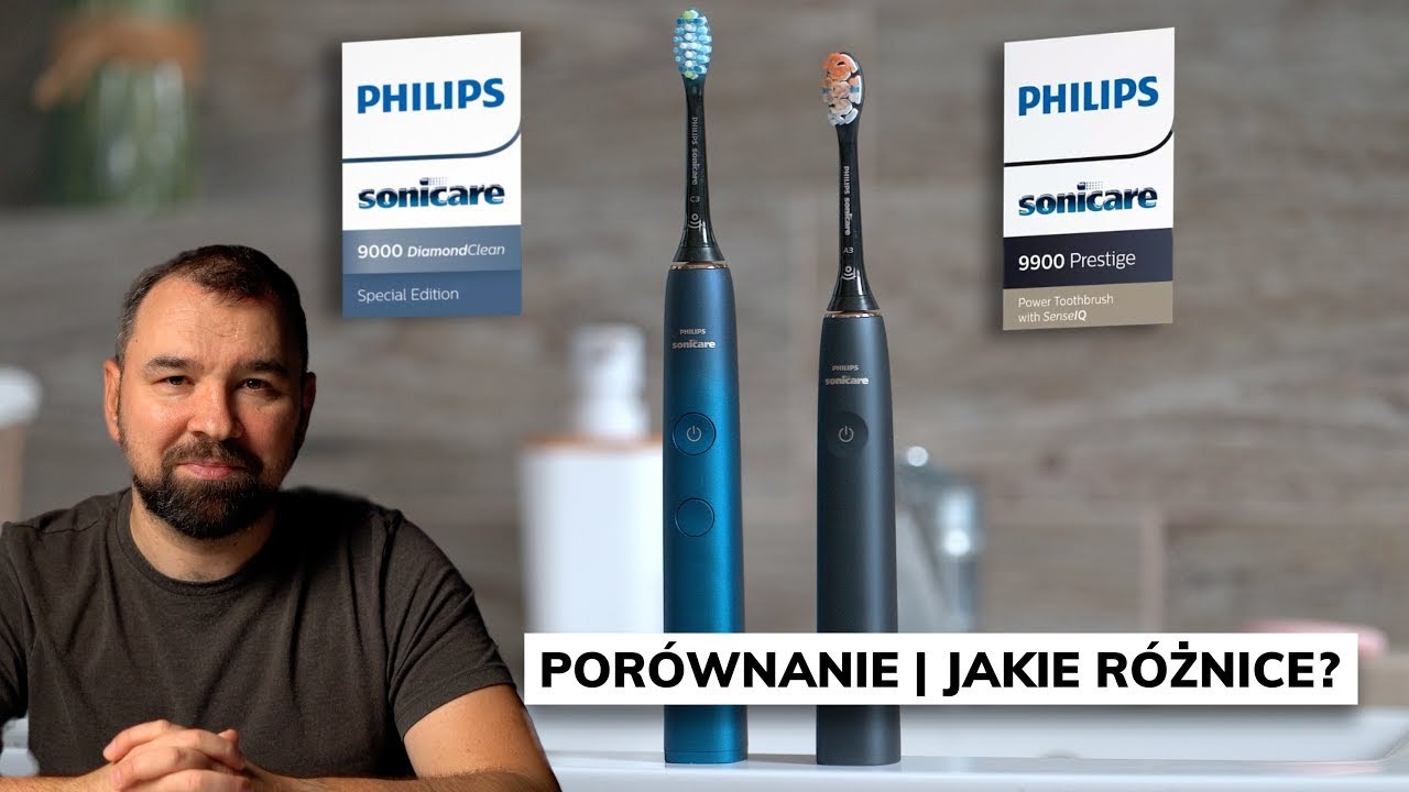 Philips Sonicare 9900 Prestige vs 9000 Diamond Clean | Czym się różnią i czy warto dopłacić?