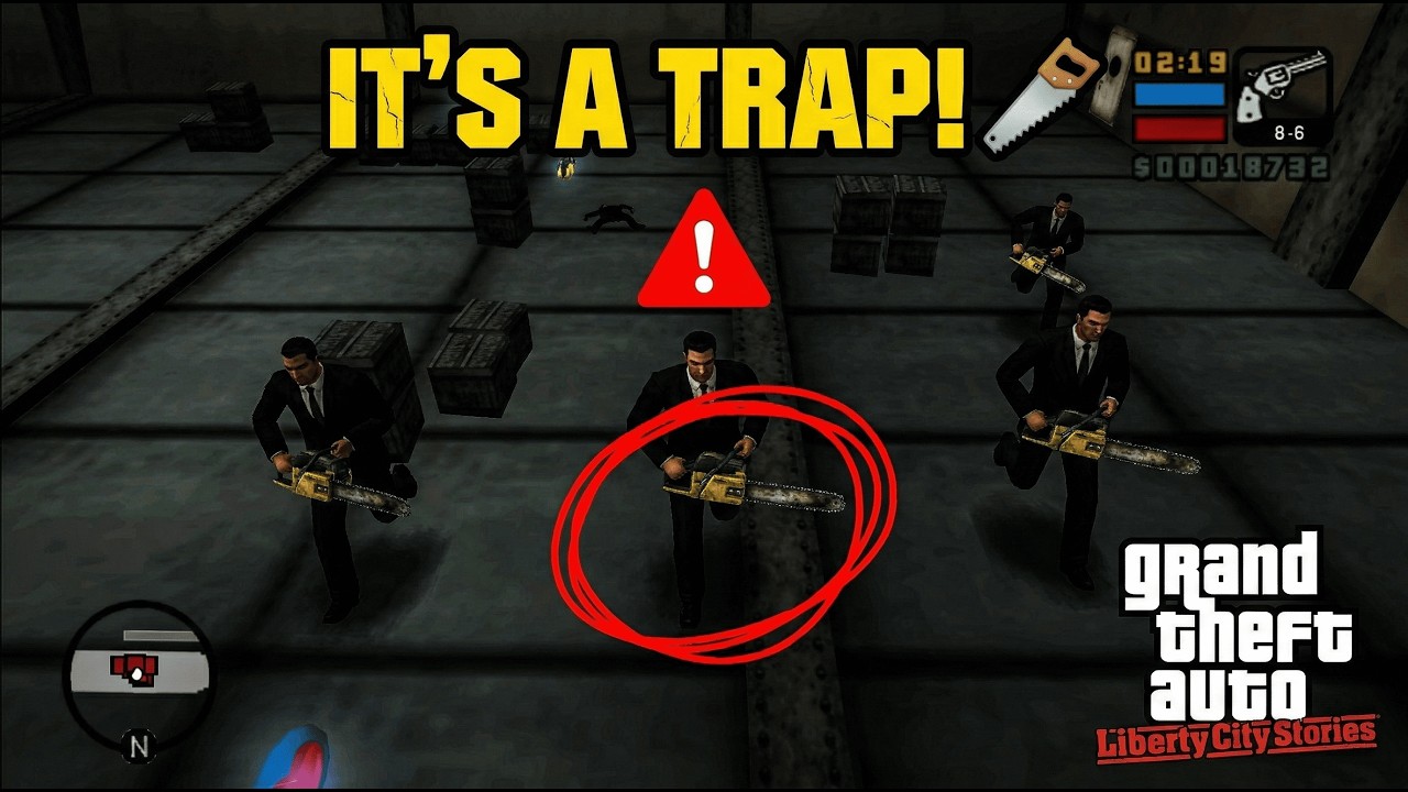 Surviving a CHAINSAW Death Trap! 🪚 (GTA Liberty City Stories)