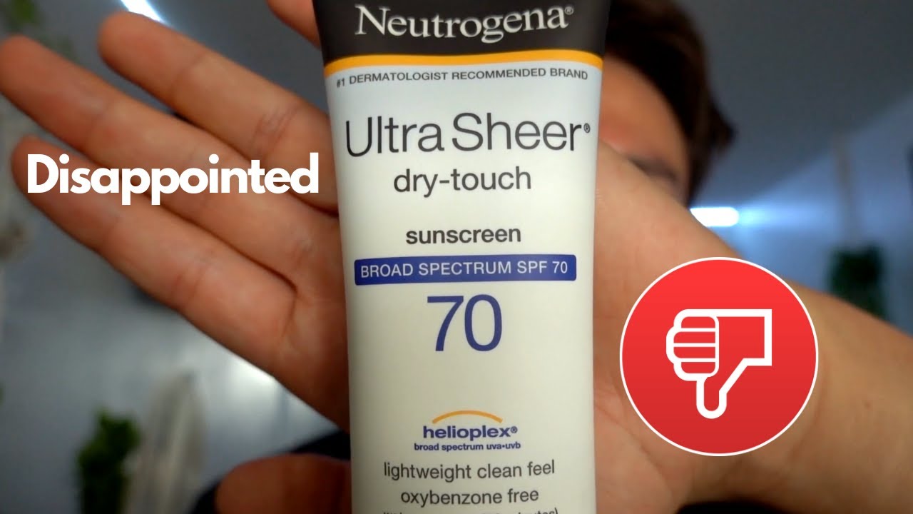 Neutrogena Ultra Sheer Review (Acne-Prone Skin)