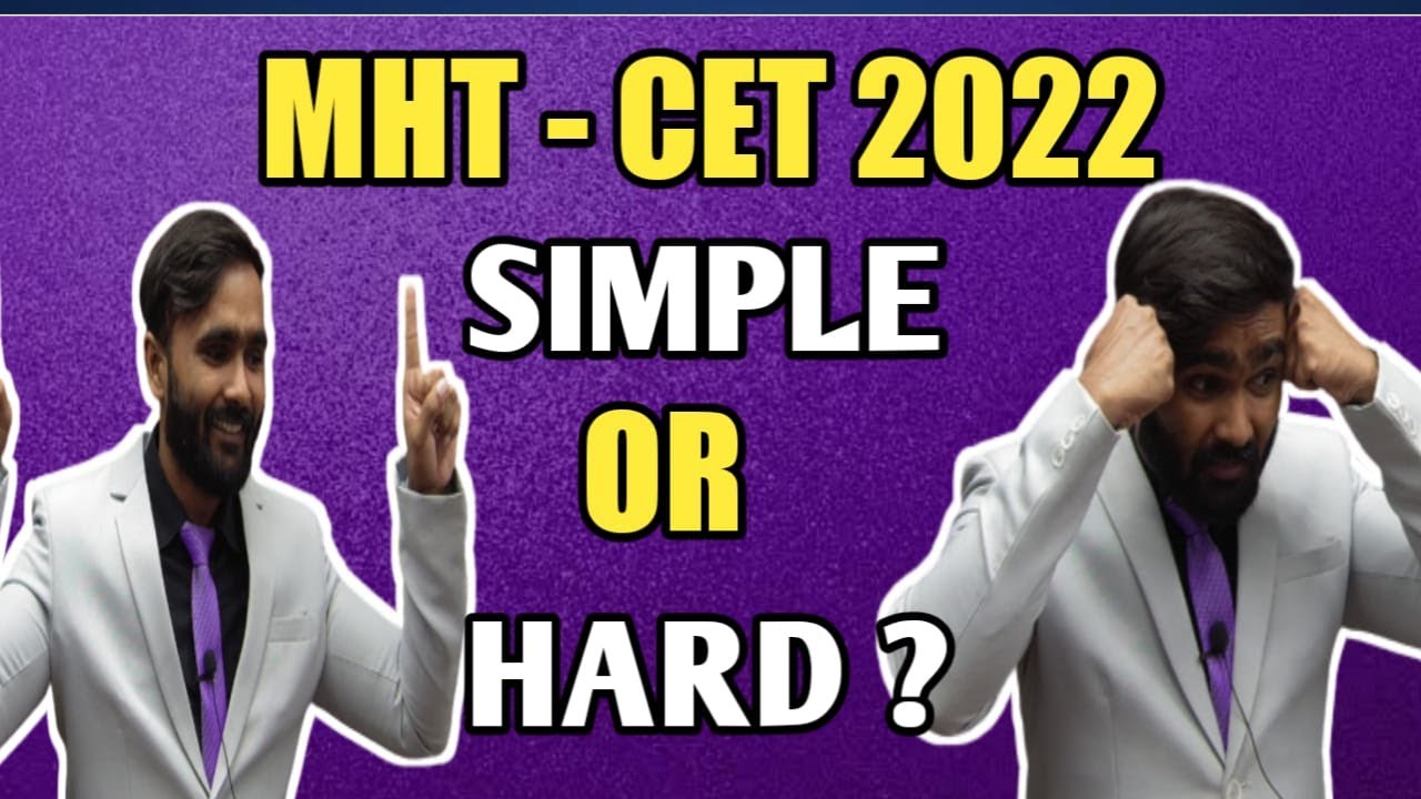 MHT - CET 2022|SIMPLE OR HARD|PRADEEP GIRI UPDATE