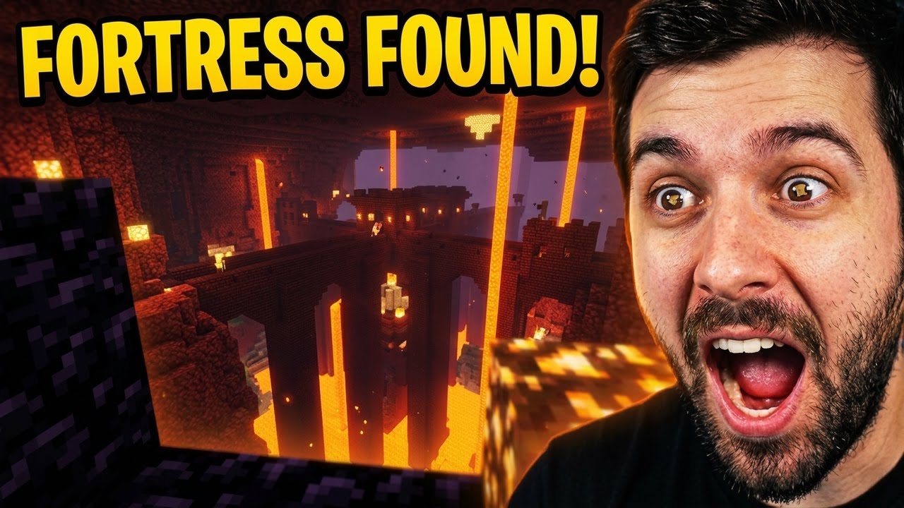 WE ENTERED THE NETHER PORTAL TO FIND THE NETHER FORTRESS*MINECRAFT TINKERS CONSTRUCT SERIES*(EP4)