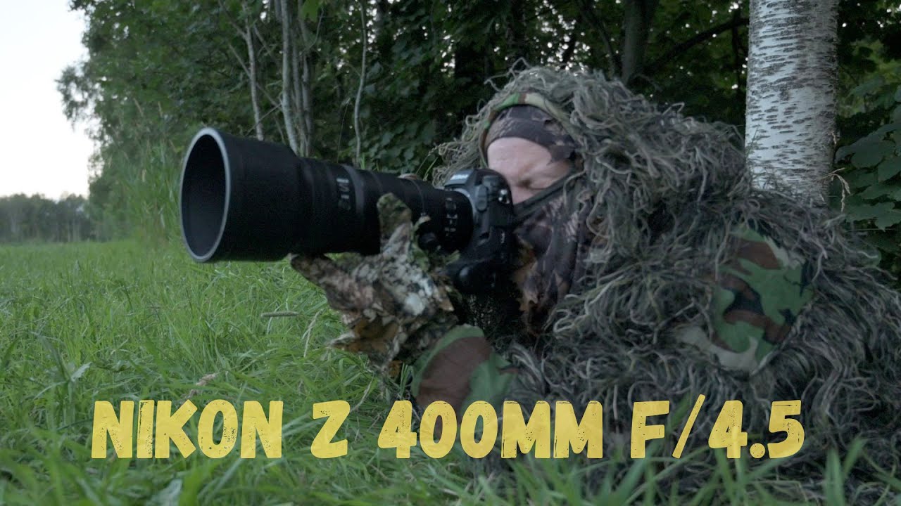 Тестирование нового объектива Nikon 400mm f/4.5 при съемке дикой природы