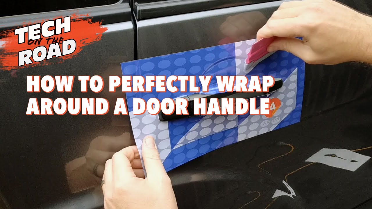 How to Perfectly Wrap Around a Door Handle | Tech On The Road | Arlon Graphics
